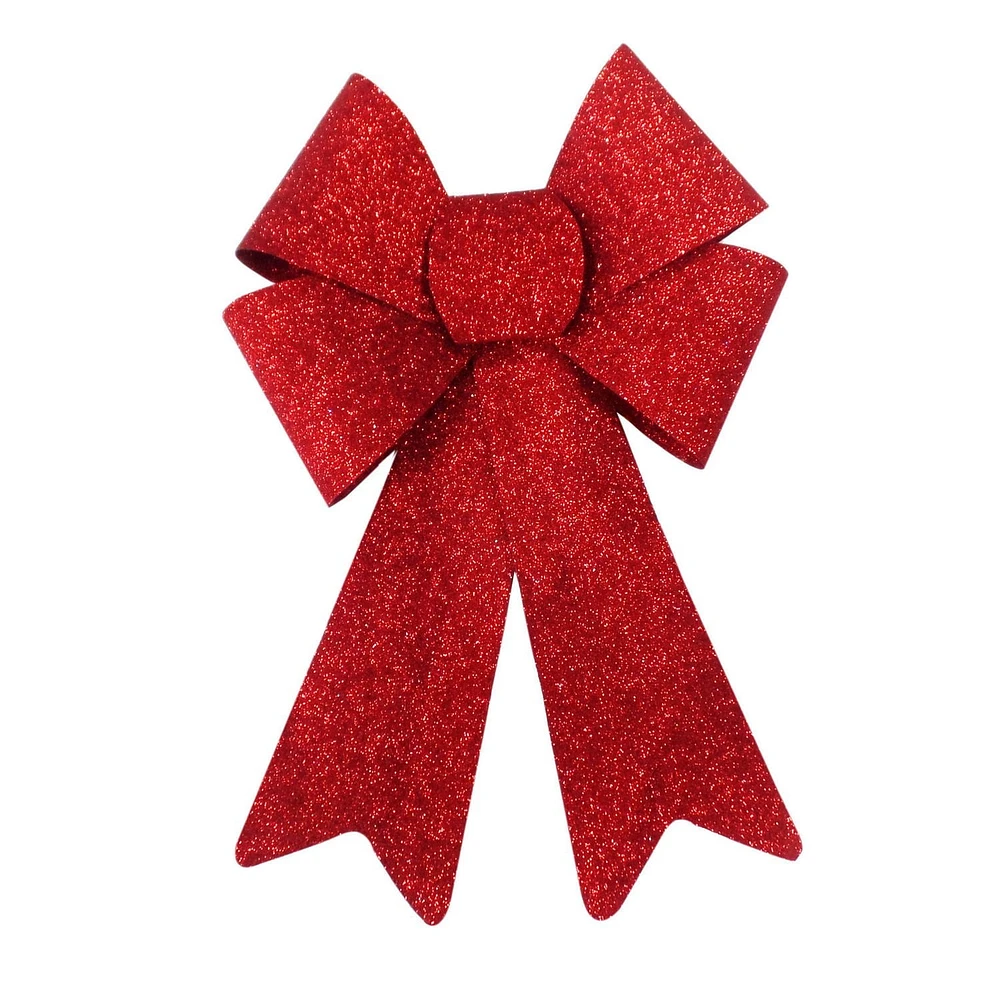 Import-Creative Design Christmas PVC Red Velvet Bow