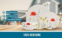 Safdie & Co. Ensemble Diner Fleurs Sauvages 12MCX