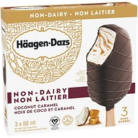 HÄAGEN-DAZS Sans produits laitiers Noix de coco et caramel, 3 x 88 ml