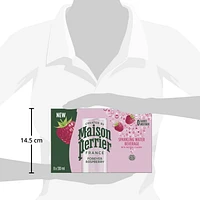 Maison Perrier Forever Raspberry, Sparkling Water Beverage, Natural Raspberry Flavour, No Calories, No Sweeteners, No Sodium, Sourced & Bottled In France, 2.6 L