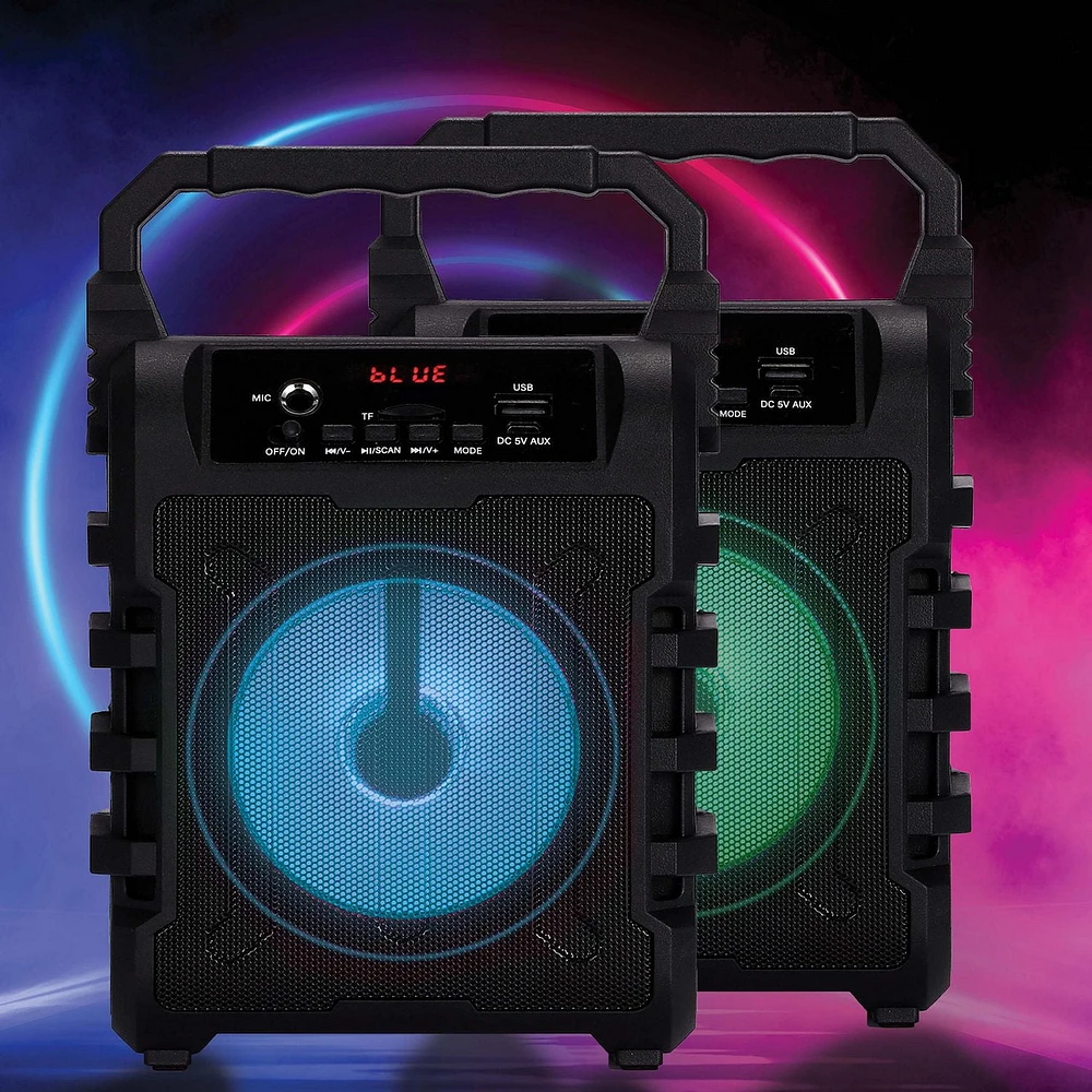 Proscan, Disco LED Light Up Bluetooth Speaker