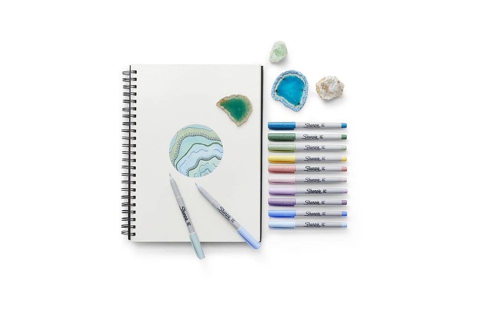 Sharpie Mystic Gem Special Edition, Ultra-Fine Point, Assorted colours, 14 Count, Special Edition
