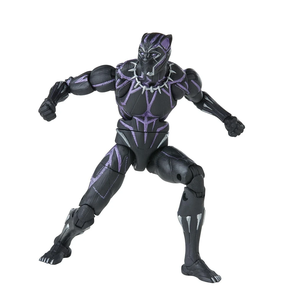 Marvel Legends Series Black Panther Legacy Collection Black Panther 6-inch Action Figure Collectible Toy, 3 Accessories