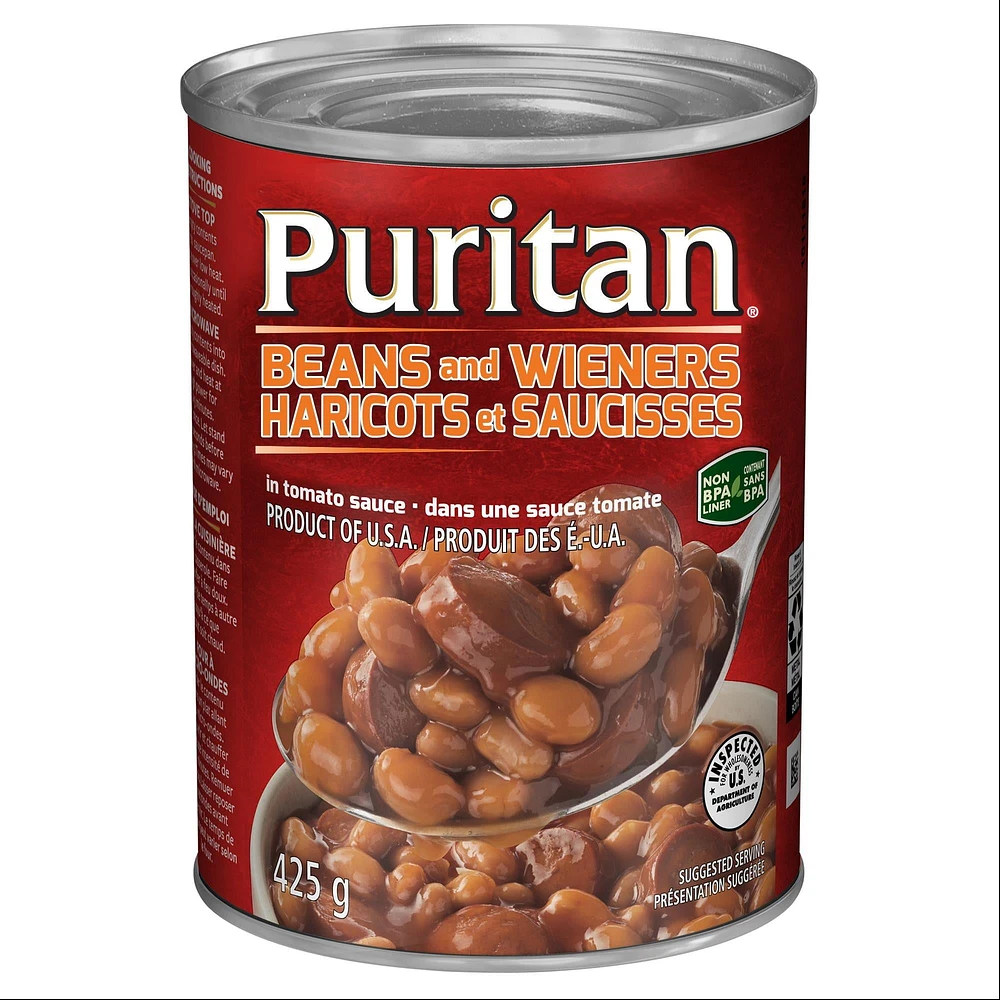 Puritan Beans and Wieners, PUR BEANS/WIENERS 24/425G