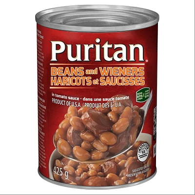 Puritan Beans and Wieners, PUR BEANS/WIENERS 24/425G