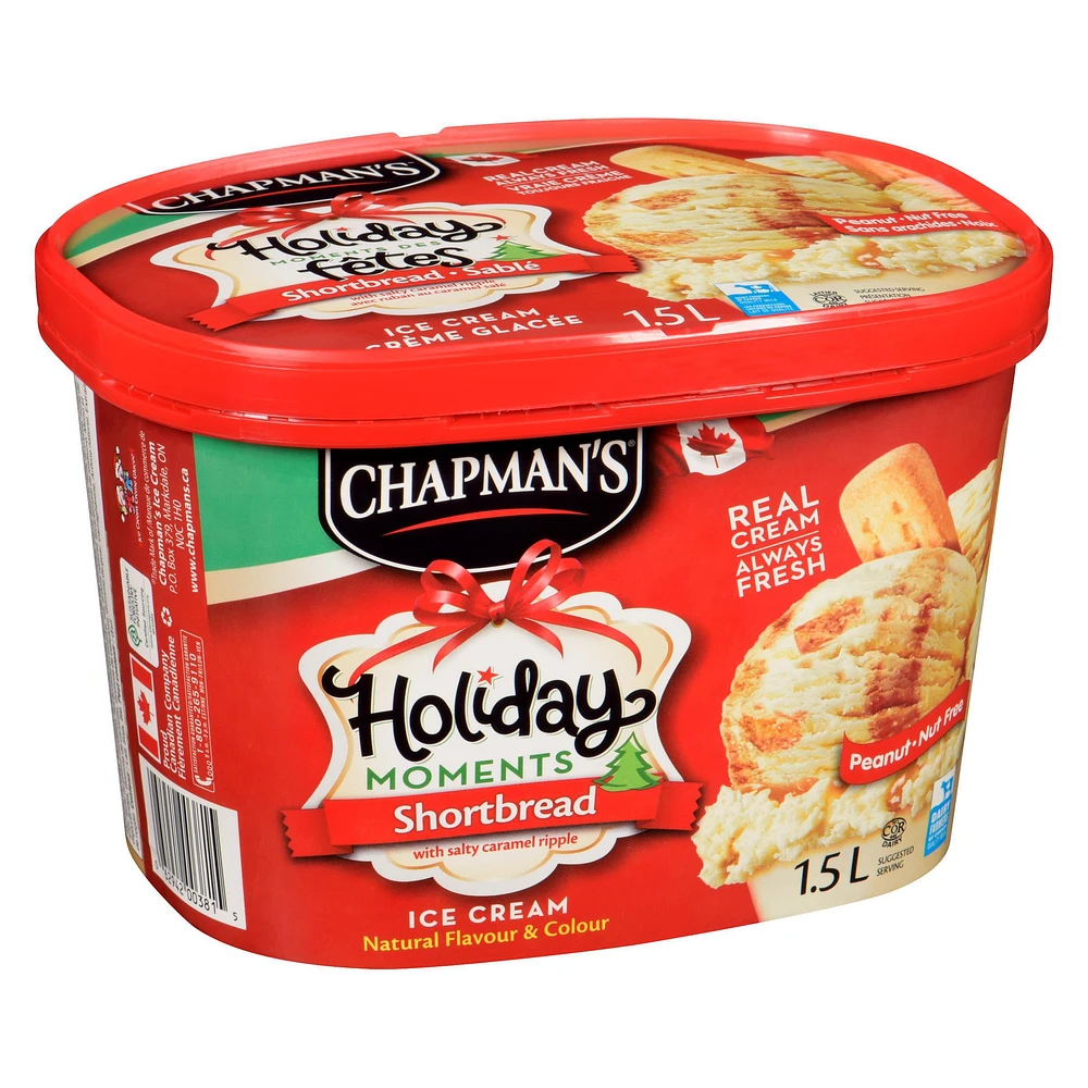 Chapman's Holiday Moments Shortbread Ice Cream