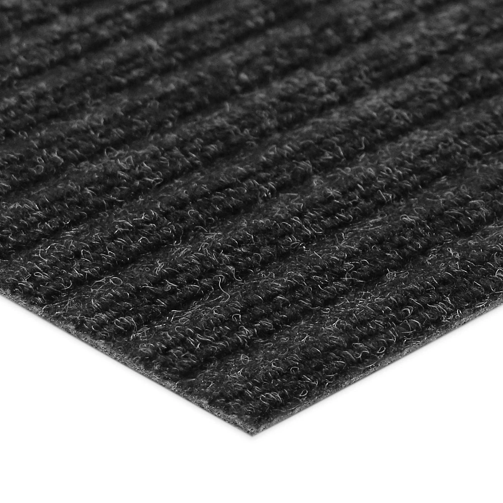 Tapis Concord anthracite, 2 pi x 5 pi 2' x 5', Résistant Aux Taches