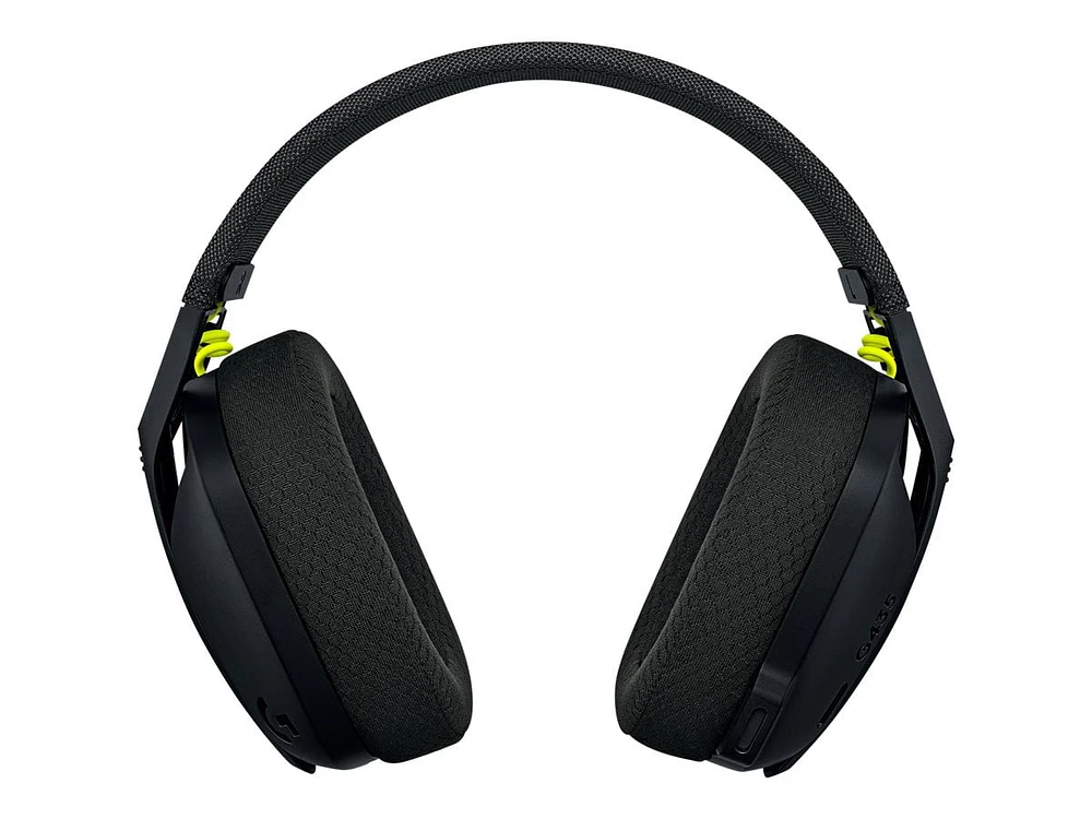 Logitech G435 LIGHTSPEED et Bluetooth Sans Fil Casque Gaming - Casque léger circum-auriculaire, micro intégré, batterie de 18h, compatible avec Dolby Atmos, PC, PS4, PS5, Mobile Casque de jeu sans fil G435 LIGHTSPEED