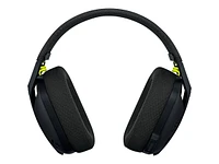 Logitech G435 LIGHTSPEED et Bluetooth Sans Fil Casque Gaming - Casque léger circum-auriculaire, micro intégré, batterie de 18h, compatible avec Dolby Atmos, PC, PS4, PS5, Mobile Casque de jeu sans fil G435 LIGHTSPEED