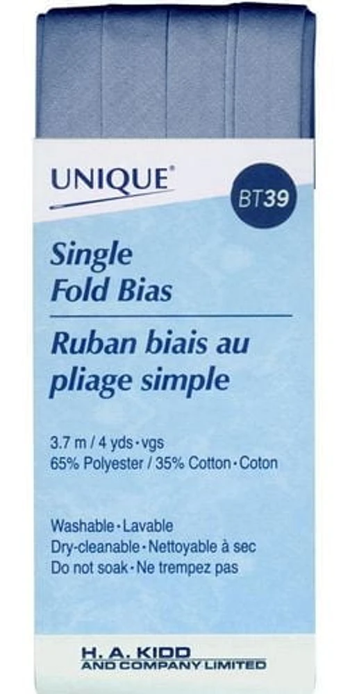 Biais au pliage simple Unique 13 mm x 3,7 m