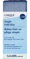 Biais au pliage simple Unique 13 mm x 3,7 m