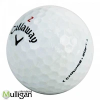 Mulligan - 60 balles de golf récupérées Callaway Chrome Soft 4A, Blanc