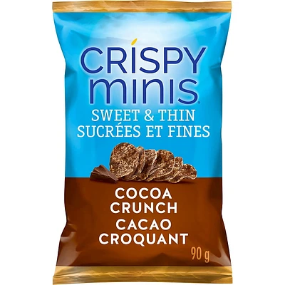 Quaker Crispy Minis Sweet & Thin Cocoa Crunch Flavour, 90g