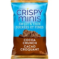 Quaker Crispy Minis Sweet & Thin Cocoa Crunch Flavour, 90g