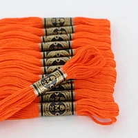 DMC Cotton 6 Strand Floss 8m - Orange, 6 Strand