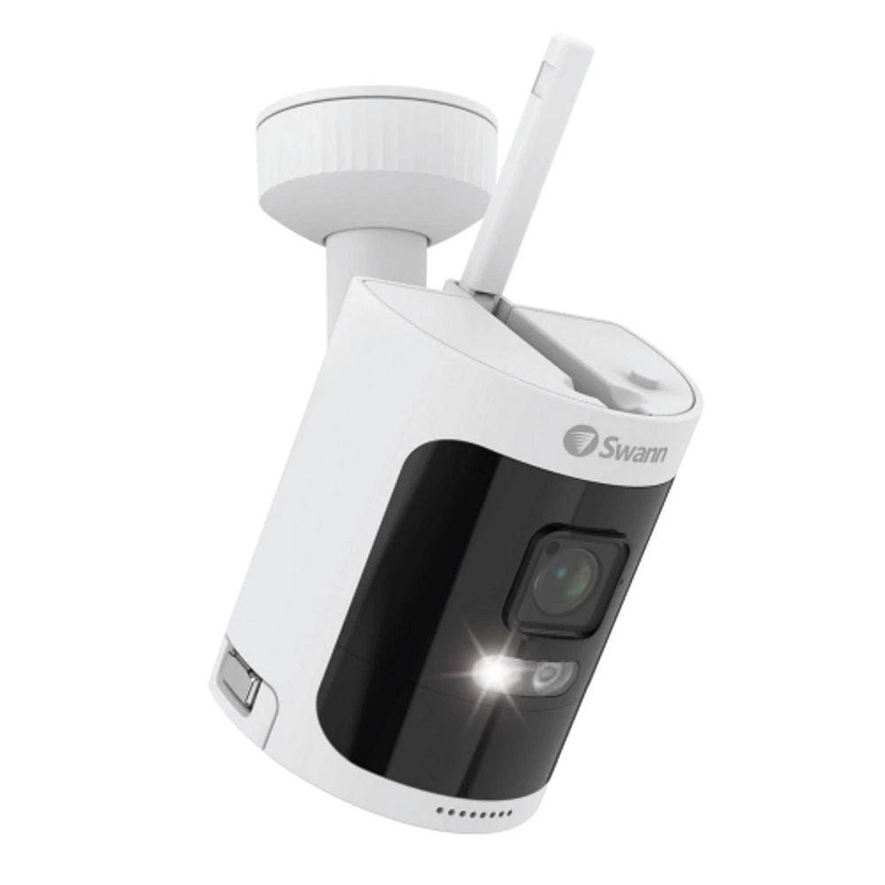 Système de sécurité NVR sans fil AllSecure600 à 8 canaux HD 2K de Swann avec 3 caméras sans fil (NVW-600CMB) - Blanc