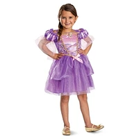 Costume classique de la princesse Disney Rapunzel de l’enfant
