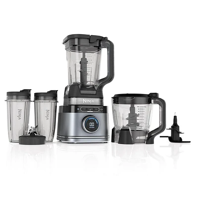 Mélangeur et robot culinaire électrique Ninja Detect avec technologie BlendSense, argenté, TB400C Système de cuisine