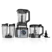 Mélangeur et robot culinaire électrique Ninja Detect avec technologie BlendSense, argenté, TB400C Système de cuisine
