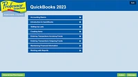 Le Professeur Enseigne l'Ensemble de Didacticiels QuickBooks 2023 [Code Numérique]