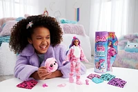 Barbie-Poupée Cutie Reveal-Costume de paresseux et 10 surprises