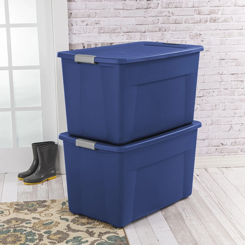 Steriltie 132L Latch Tote- Blue- 4 PK