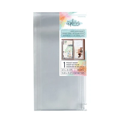 MOMENTA'S EXPLORER JOURNAL INSERT VINYL POCKET