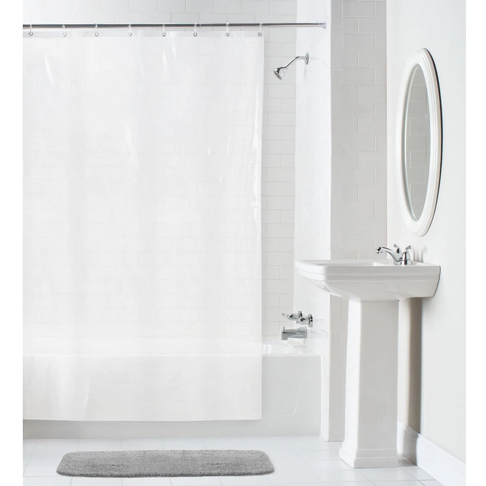 Mainstays Waterproof Heavyweight PEVA Shower Curtain Liner