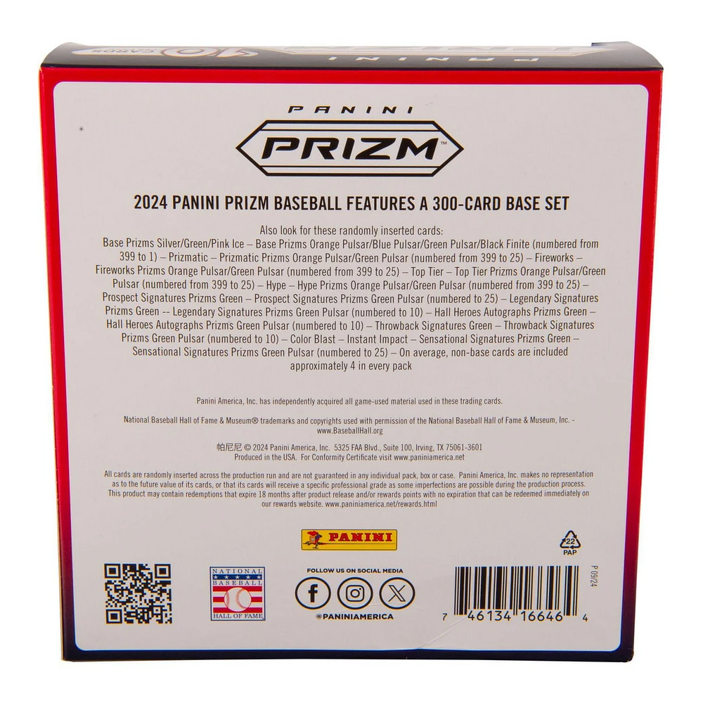 2024 Panini Prizm Baseball Trading Cards Mega Box