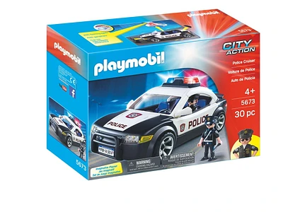 PLAYMOBIL Police Cruiser 5673 Play Set, Age 4+, 30 pcs