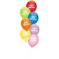Party-Eh! Latex Balloons, 12 Printed Balloons