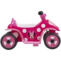 Minnie de Disney, jouet porteur, 6 volts, Quad pour les filles par Huffy, Rose