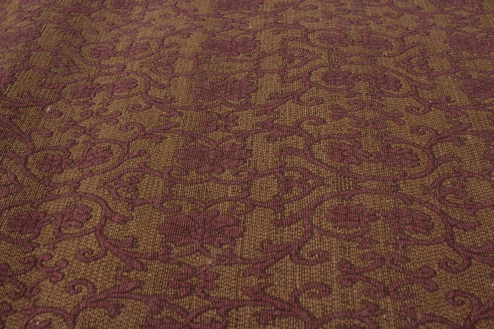 ECARPETGALLERY 4'7" x 6'8" Transitional Collage Handmade Area Rug for Living Room, Dining Room and Bedroom in Brown