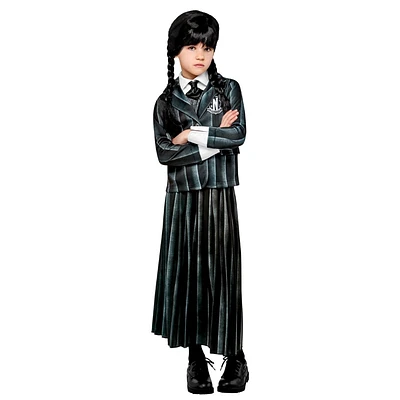 Costume de Wednesday Addams pour enfant