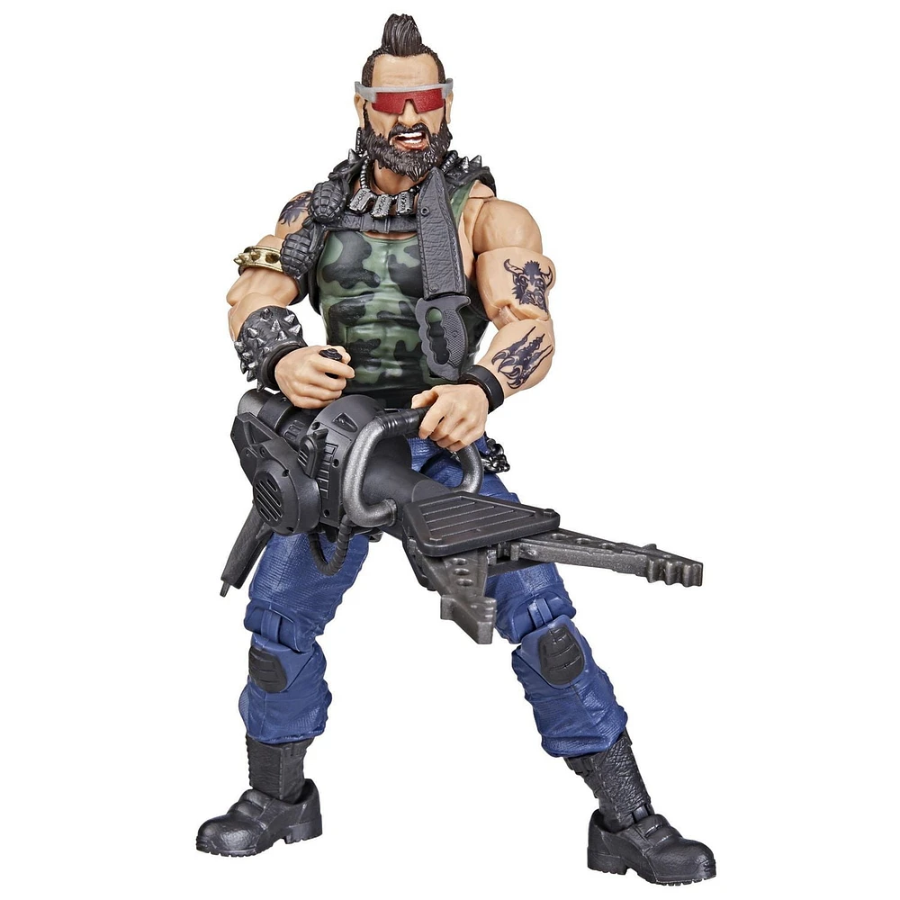 G.I. Joe Classified Series figurine de collection Dreadnok Ripper 102, de 15 cm avec 6 accessoires, pour filles et garçons