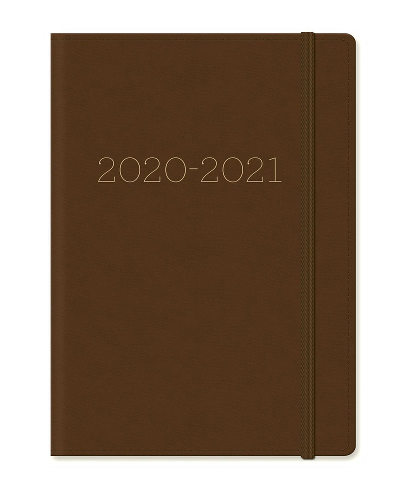 C.R. Gibson Markings Brown 18 Month Bonded Leather Planner