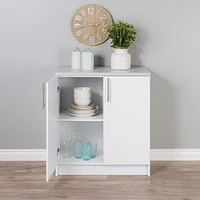 Armoire de base Prepac Elite avec comptoir en mélamine