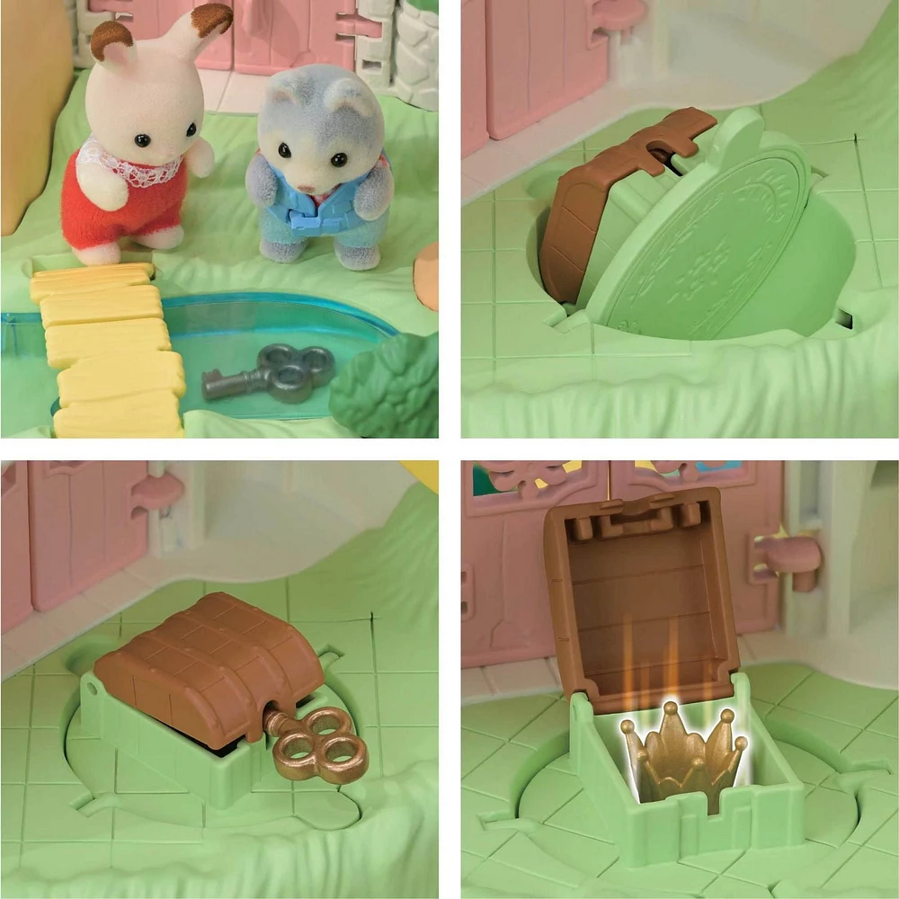 Calico Critters Secret Forest Falls, ensemble de jeu pour maison de poupée avec figurine et accessoires