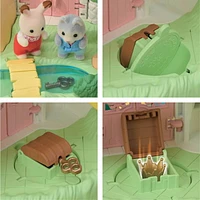 Calico Critters Secret Forest Falls, ensemble de jeu pour maison de poupée avec figurine et accessoires