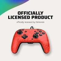 Manette avec fil audio Faceoff™ Deluxe+  pour Nintendo Switch- Camouflage Rogue