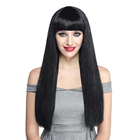 WAY TO CELEBRATE HALLOWEEN ADULTE GLAMORAMA PERRUQUE NOIRE