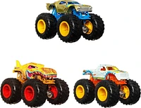 Hot Wheels Monster Trucks Échelle 1:64 Changement de CouleurCoffret 3