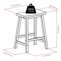Table haute Perrone 3 pièces avec tabourets genre selle