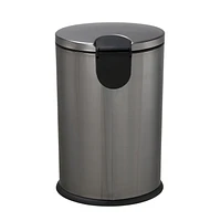 hometrends POUBELLE À PÉDALE EN ACIER INOXYDABLE DE 12 LITRES Ovale/12 Litre