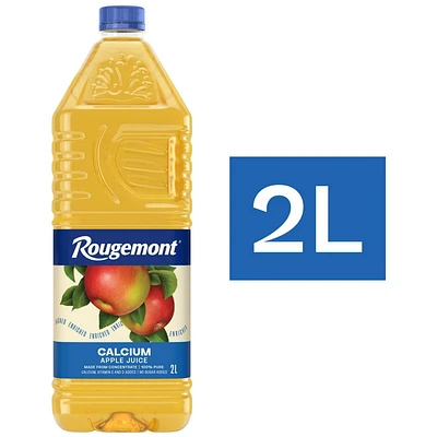 Rougemont 100% Pure Apple Juice with Calcium and Vitamin D, 2 L