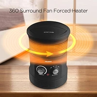 Pelonis 1500W 360 Degree Surround Fan Heater