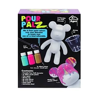 Pour Palz Large Paint Bear - Golden Dream