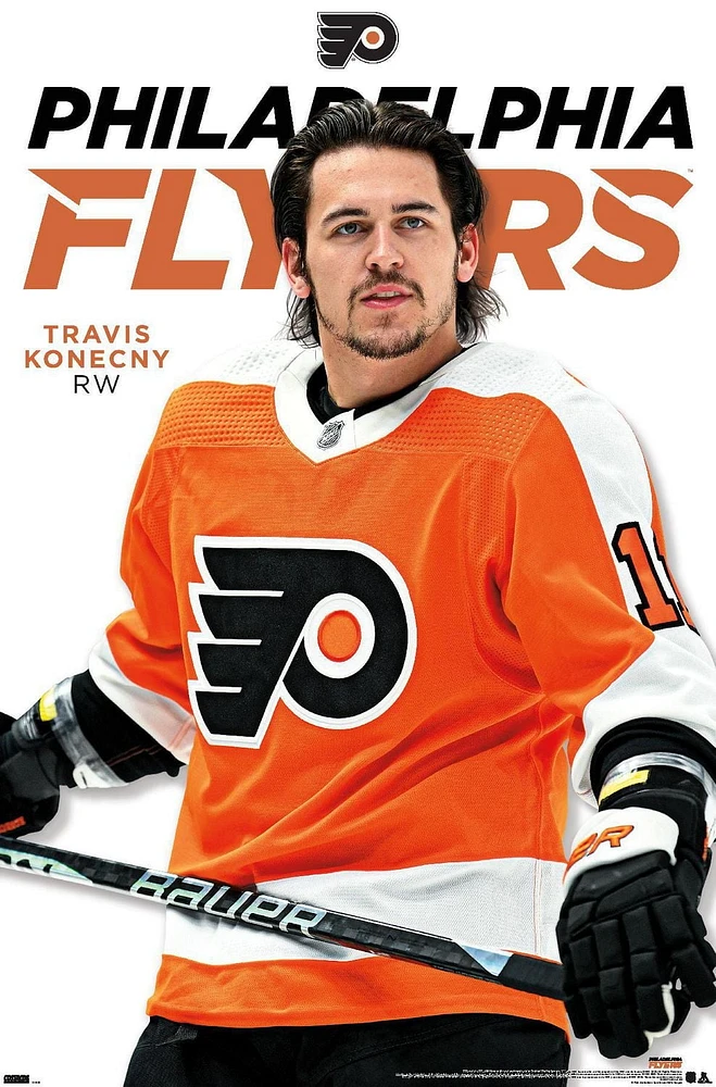 NHL Philadelphia Flyers - Travis Konecny Feature Series 23 Wall Poster, 22.375" x 34"