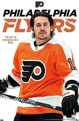 NHL Philadelphia Flyers - Travis Konecny Feature Series 23 Wall Poster, 22.375" x 34"
