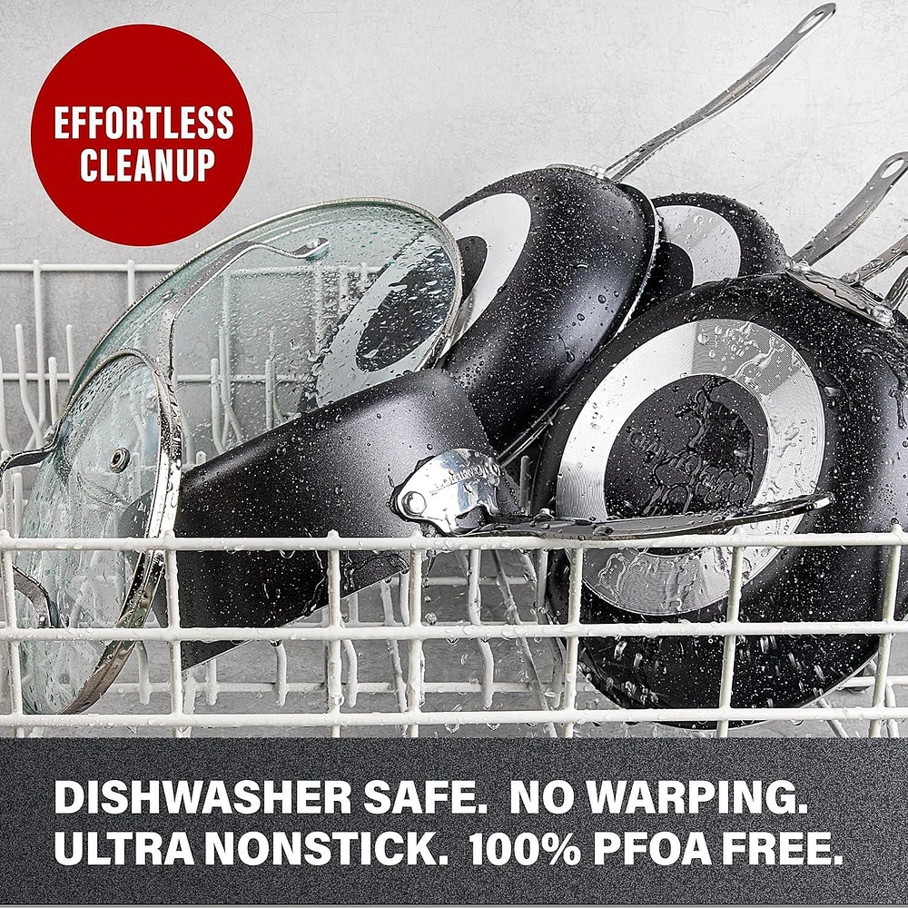 Granitestone Cookware Nonstick Frying Pan, 12” Nonstick Pan for Cooking & Frying, Mineral Enforced Egg Pan with Stay Cool Handles, Dishwasher Safe